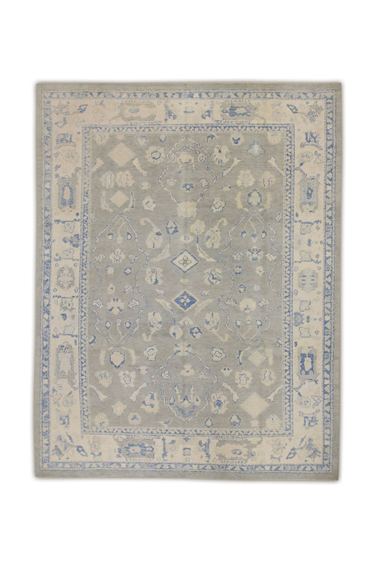 #7219 Turkish Oushak 9'3" x 12'1"