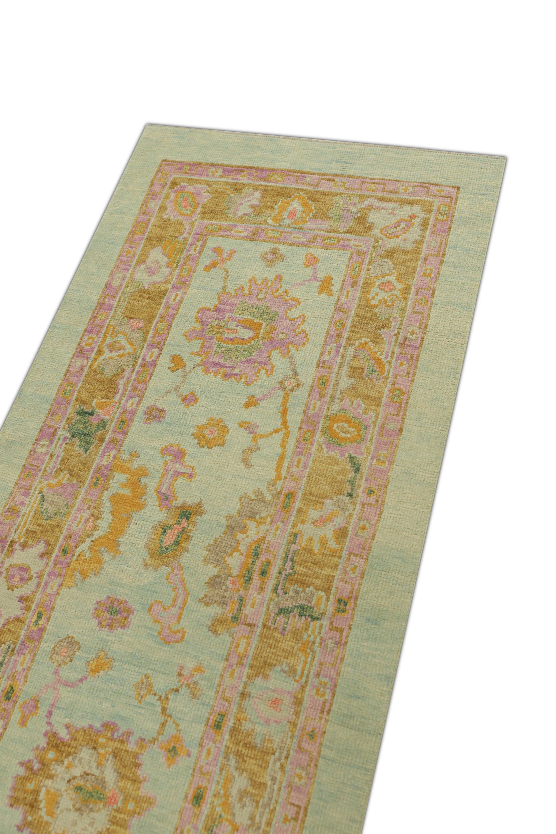 Turkish Oushak Rug 2'10" x 6'3" #1474