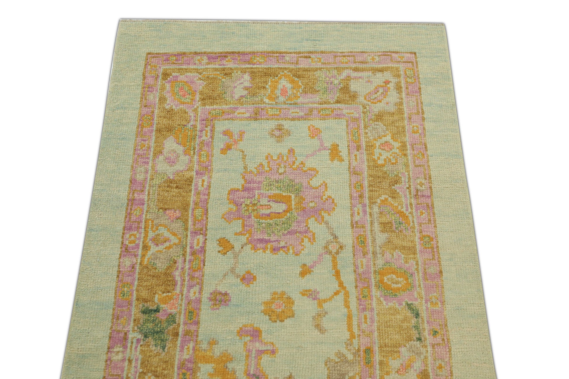 Turkish Oushak Rug 2'10" x 6'3" #1474