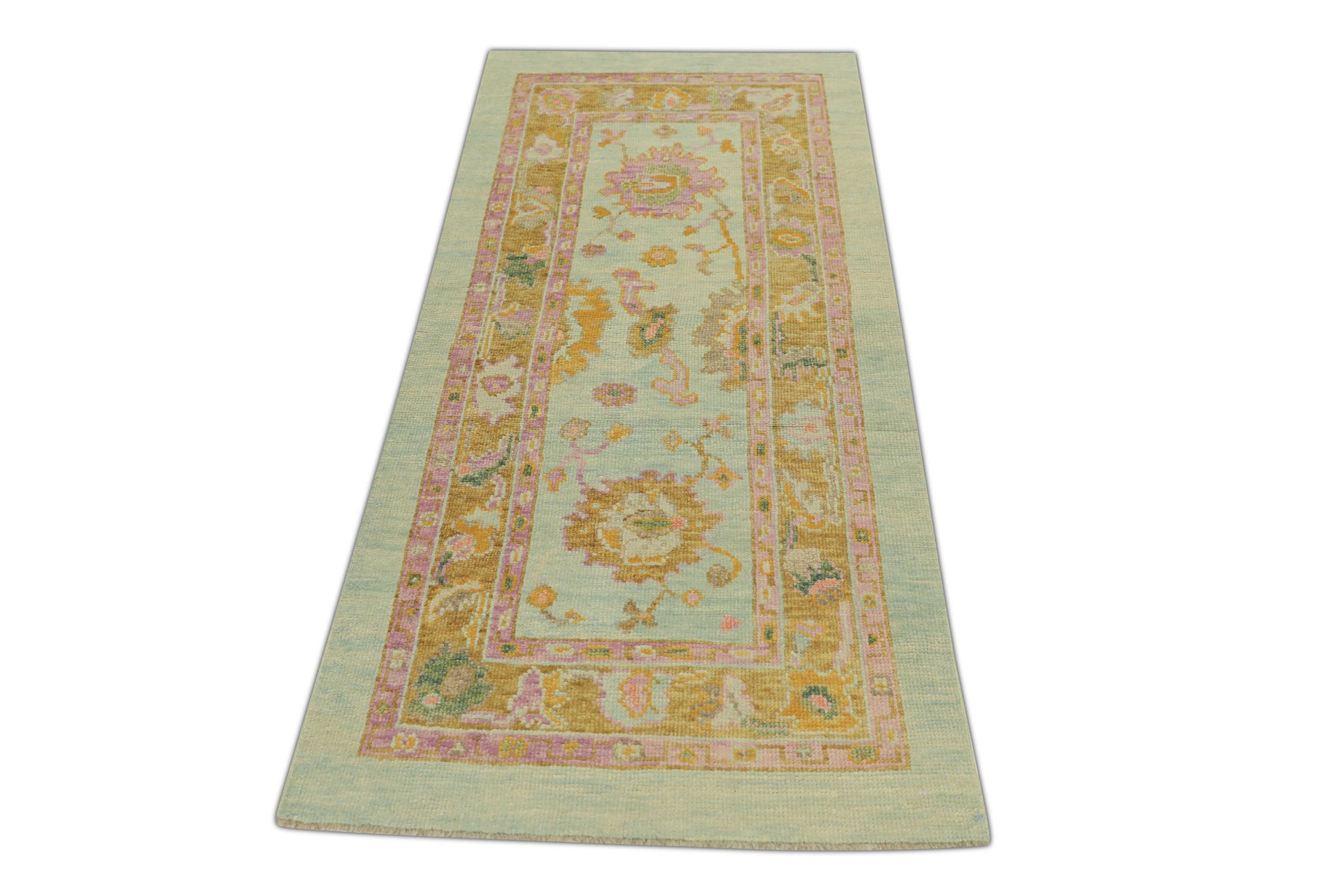 Turkish Oushak Rug 2'10" x 6'3" #1474