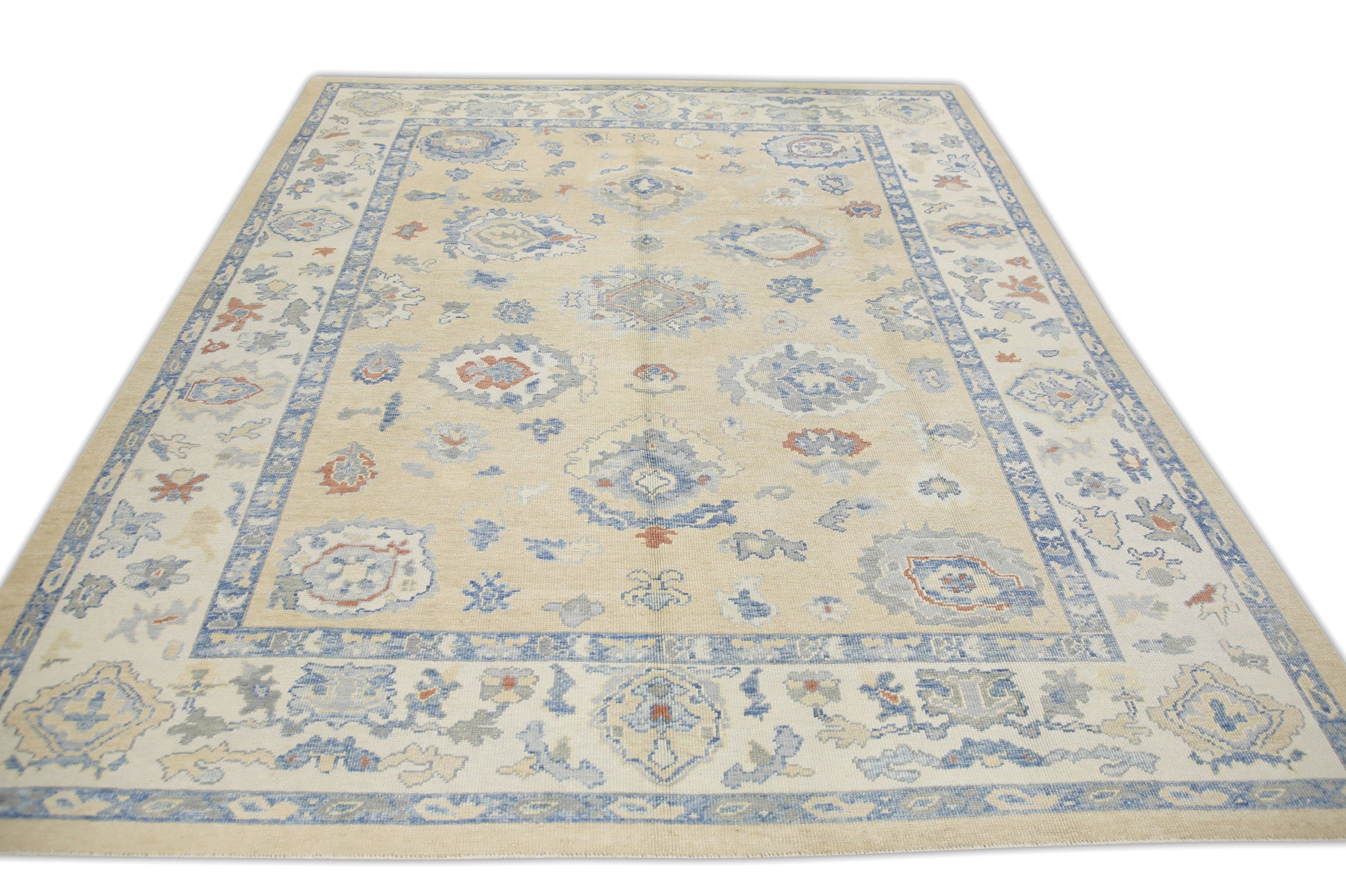 Turkish Oushak Rug 9'2" x 11'9" #7255