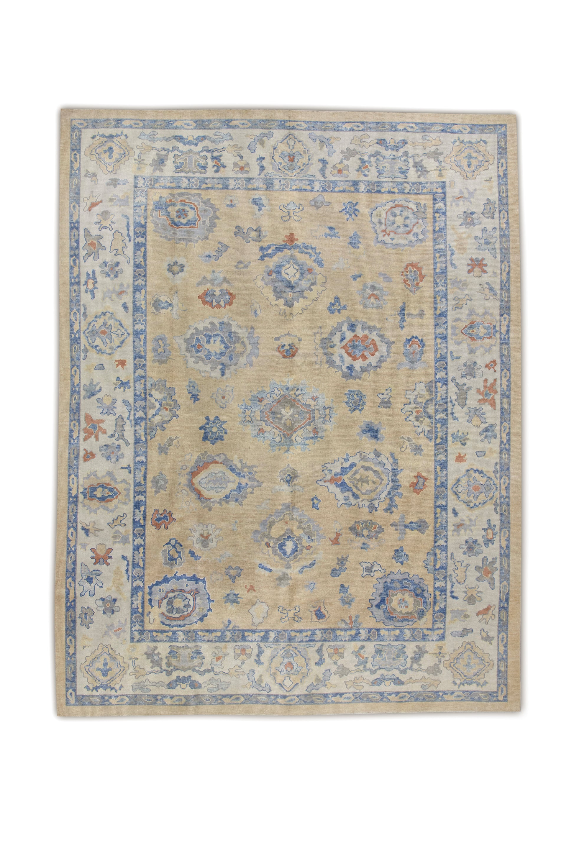 Turkish Oushak Rug 9'2" x 11'9" #7255