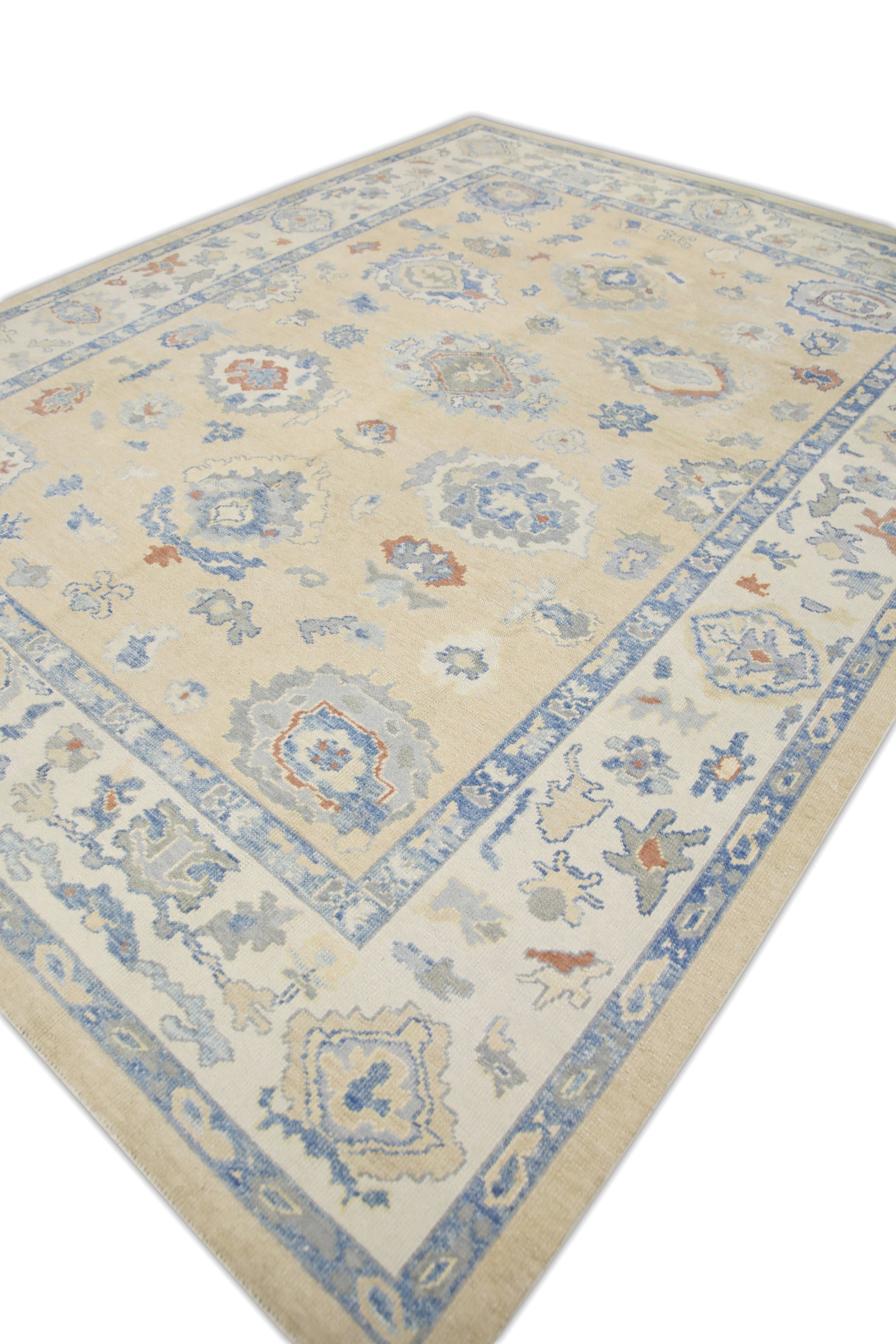 Turkish Oushak Rug 9'2" x 11'9" #7255