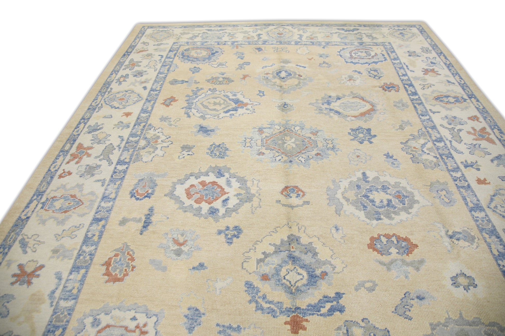 Turkish Oushak Rug 9'2" x 11'9" #7255