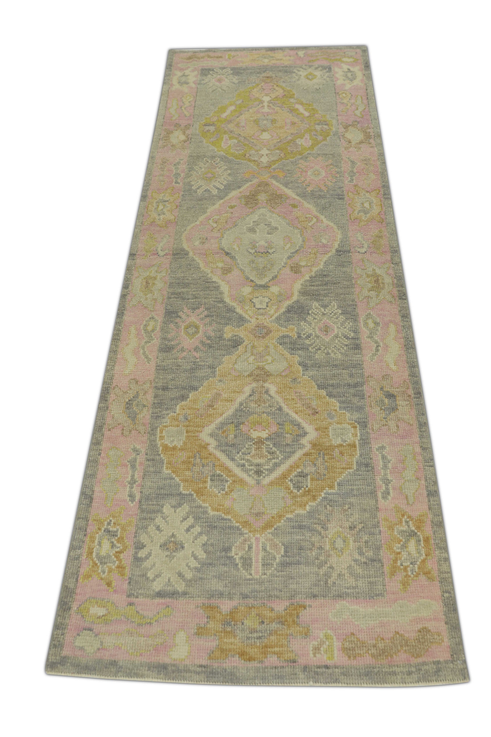Turkish Oushak Rug 2'11" x 8'3" #1076
