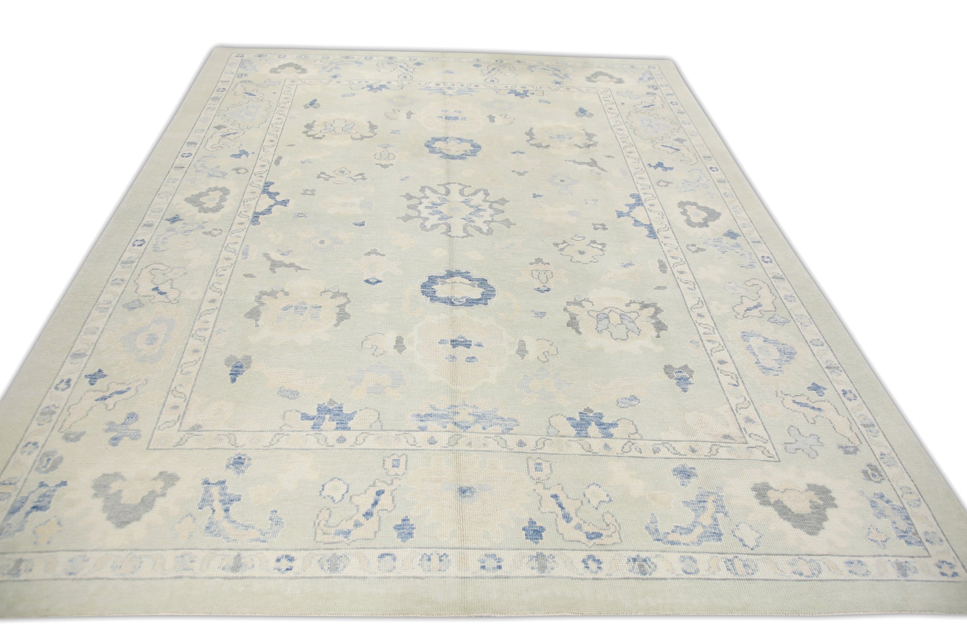 Turkish Oushak Rug 9'4" x 12'2" #7367