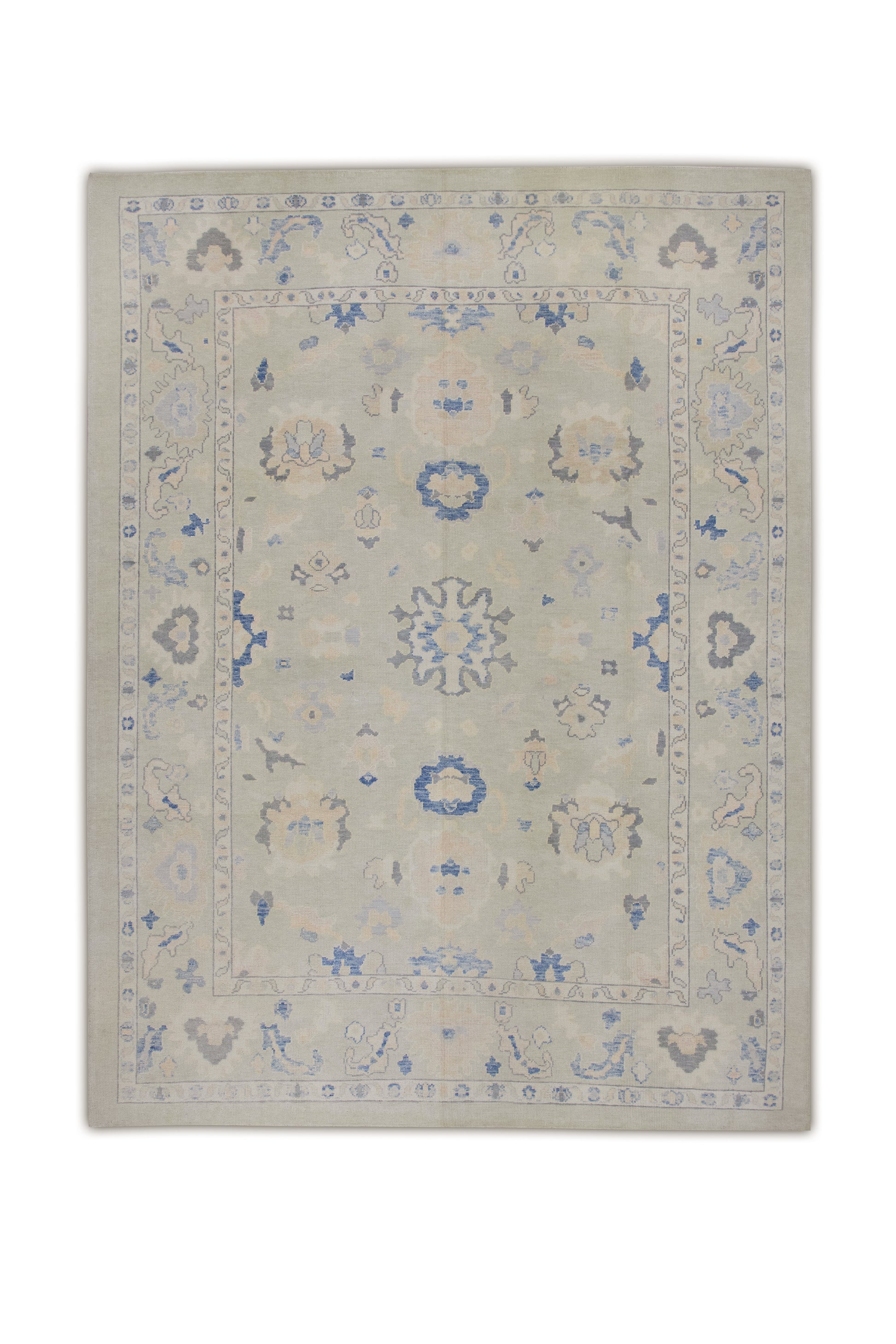 Turkish Oushak Rug 9'4" x 12'2" #7367