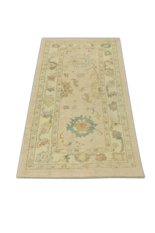 #1202 Turkish Oushak 2'9" x 6'1"