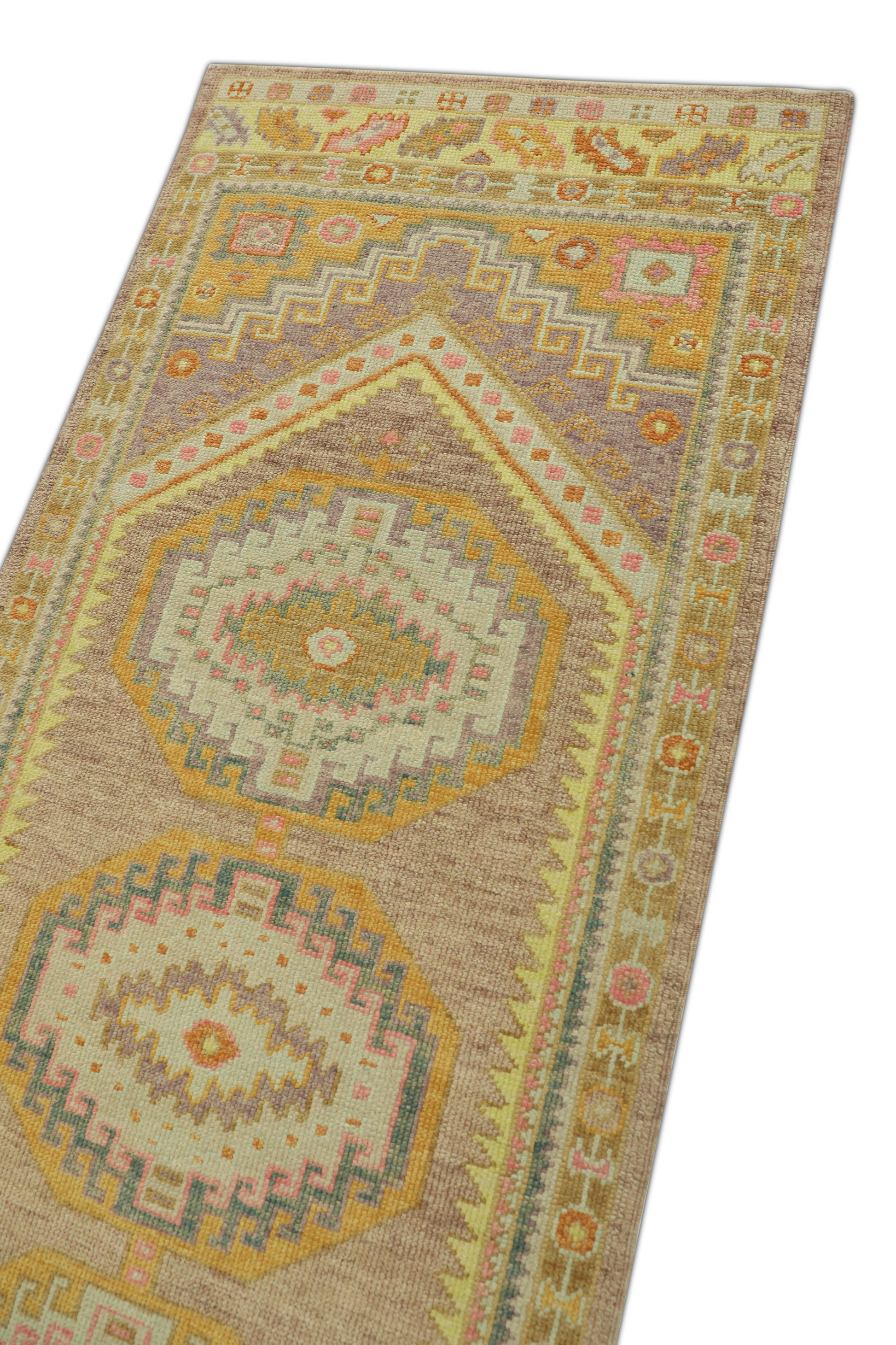 Turkish Oushak Rug  3'3" x 9'1" #708