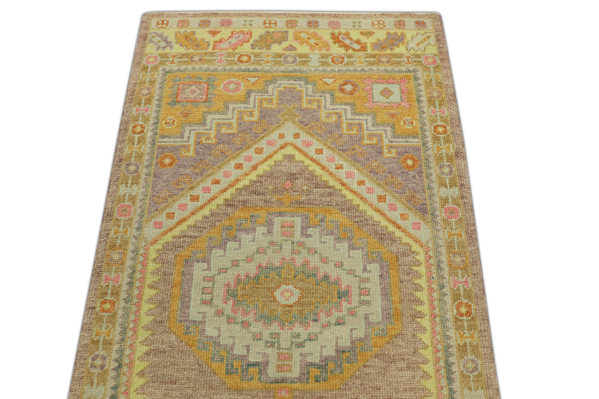 Turkish Oushak Rug  3'3" x 9'1" #708