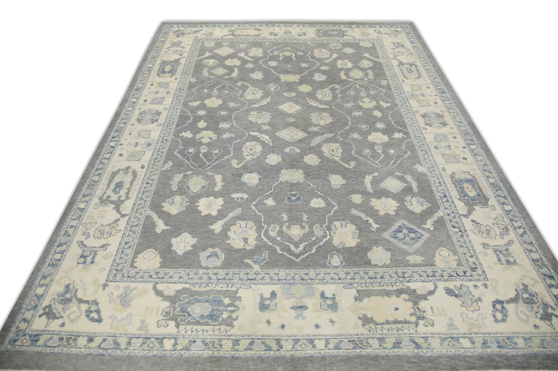 Turkish Oushak Rug 8'11" x 11'10" #7245
