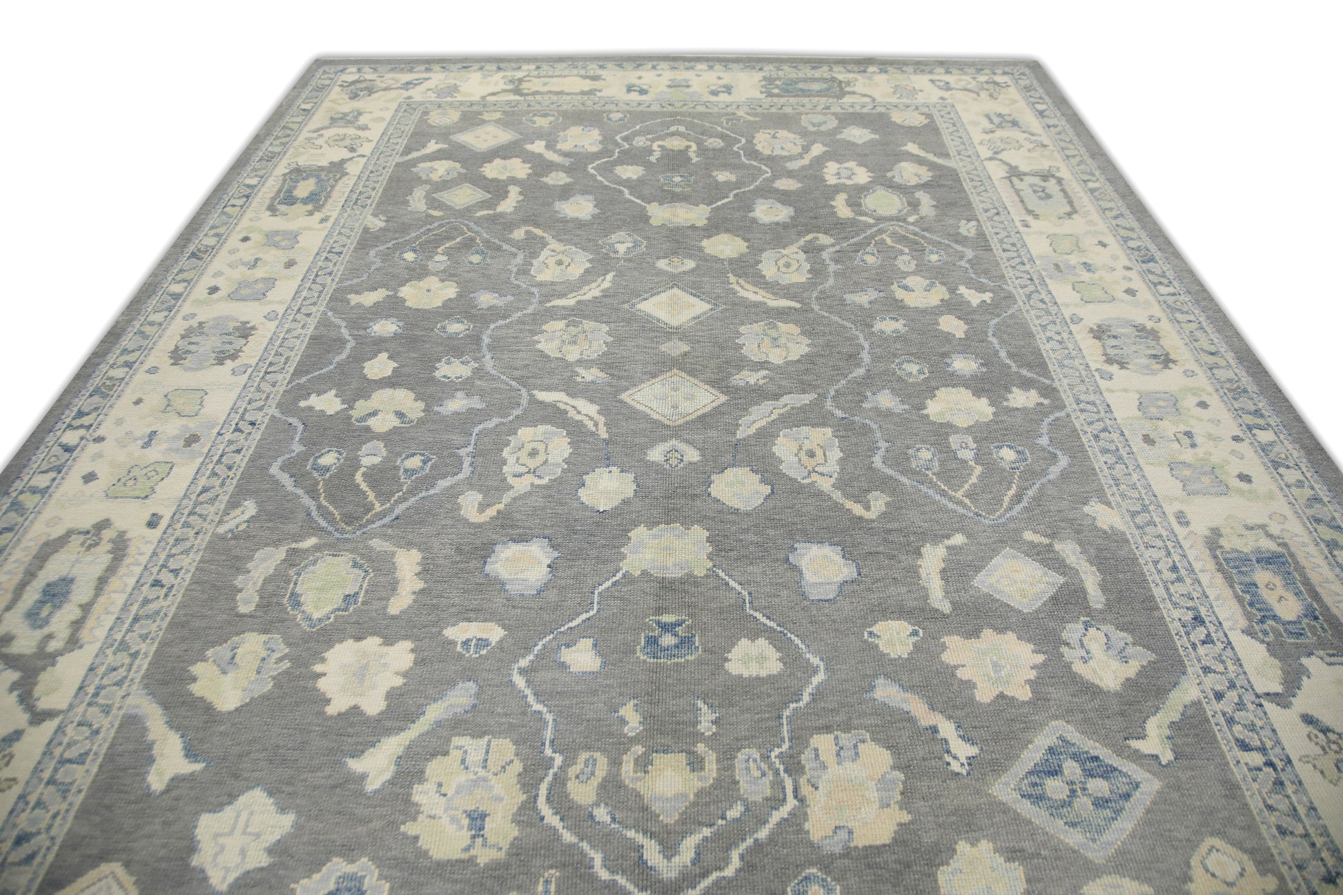 Turkish Oushak Rug 8'11" x 11'10" #7245