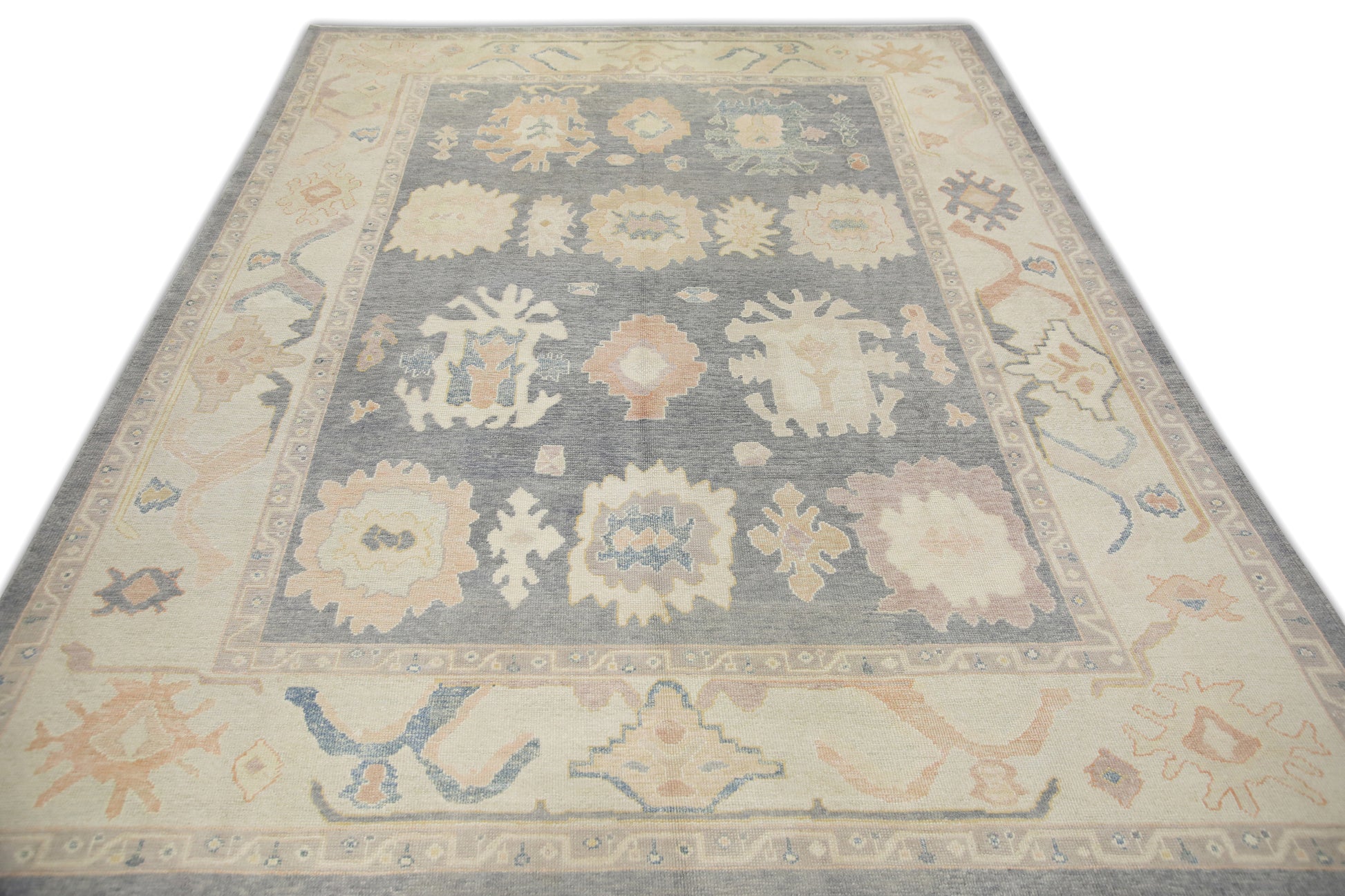 Turkish Oushak Rug 9'5" x 12'8" #7137