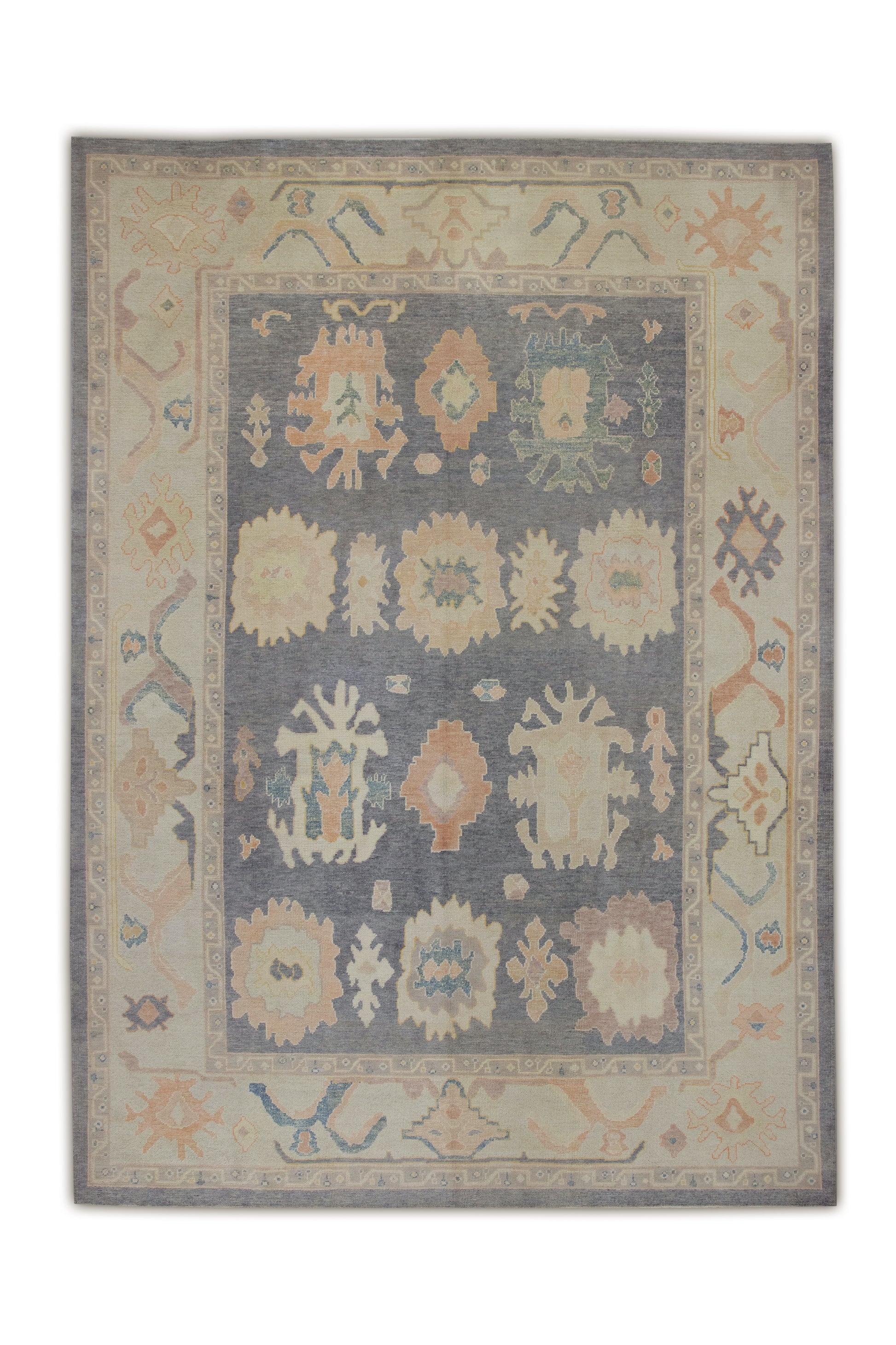 Turkish Oushak Rug 9'5" x 12'8" #7137