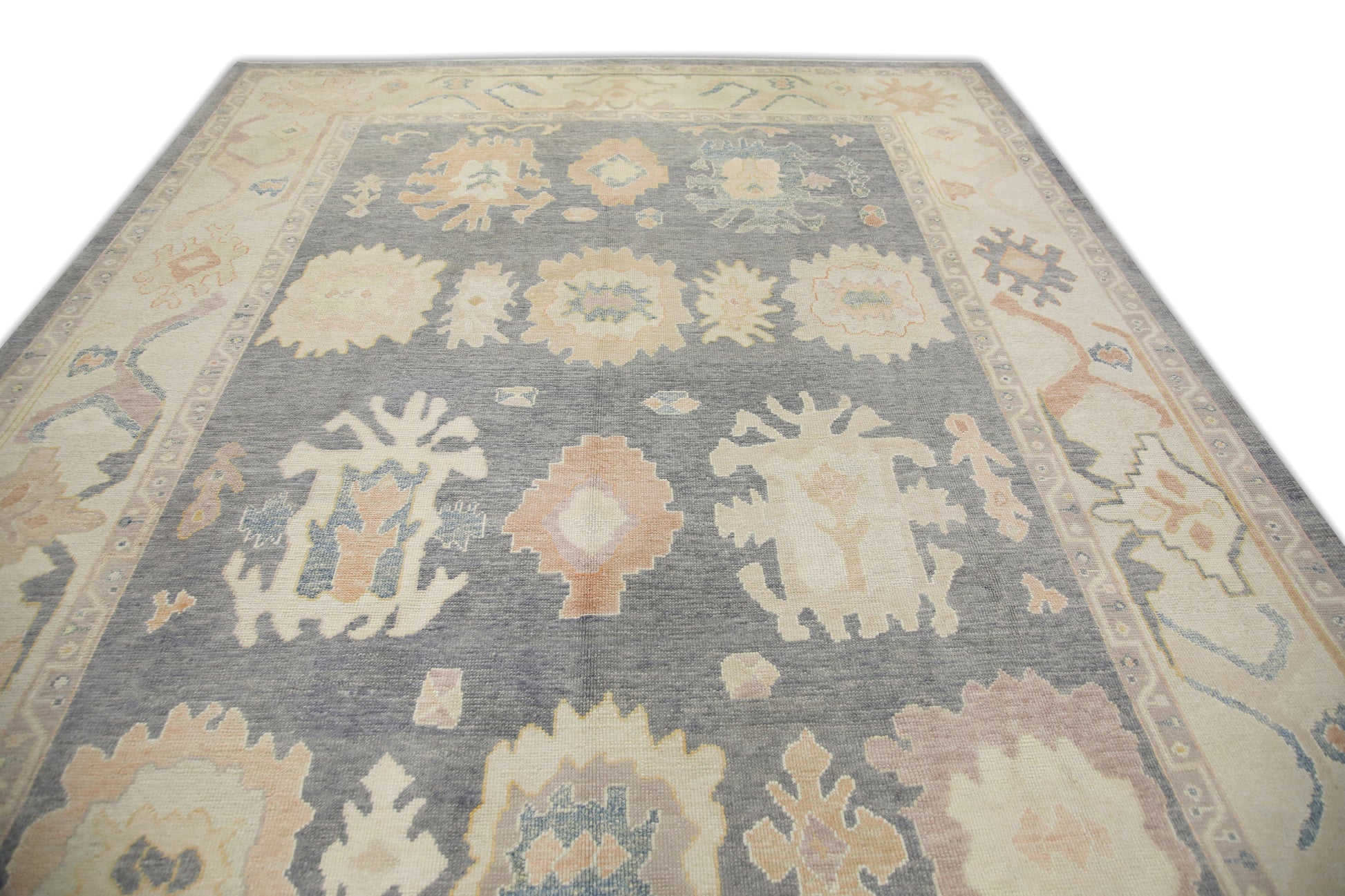 Turkish Oushak Rug 9'5" x 12'8" #7137