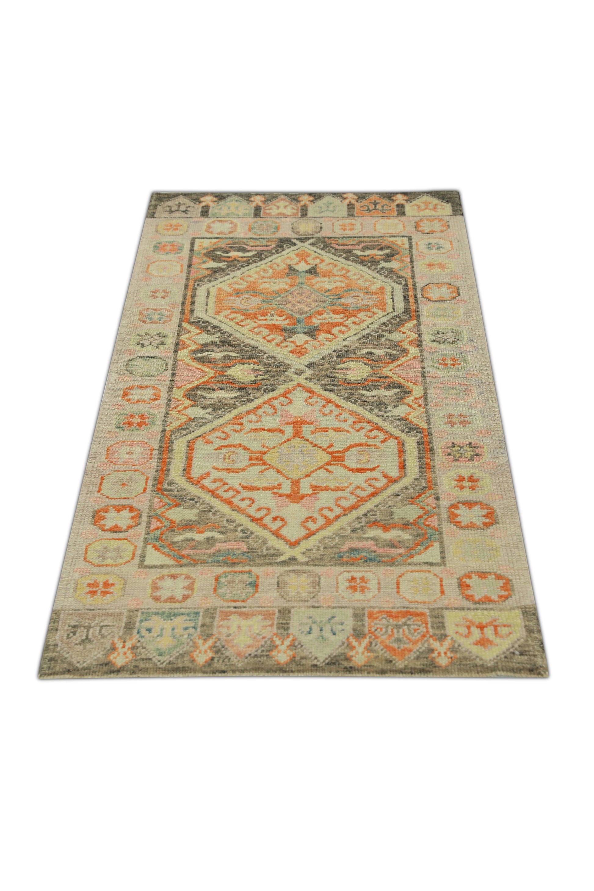 Turkish Oushak Rug 3'1 x 6'6" #751