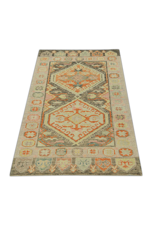 #751 Turkish Oushak 3'1 x 6'6"