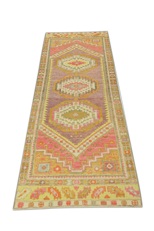 #705 Turkish Oushak 3' x 9'2"