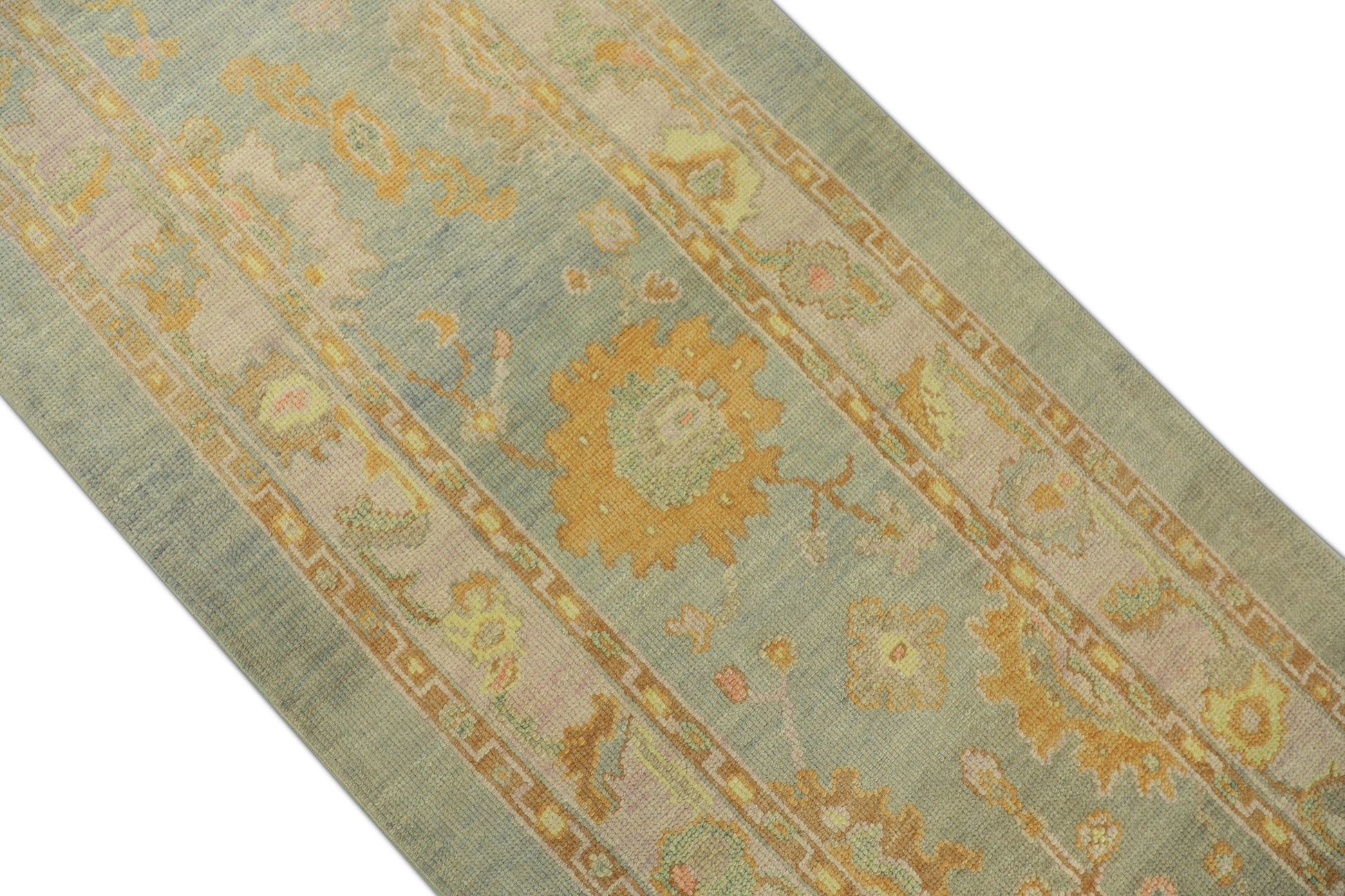 Turkish Oushak Rug 3' x 9'8" #679