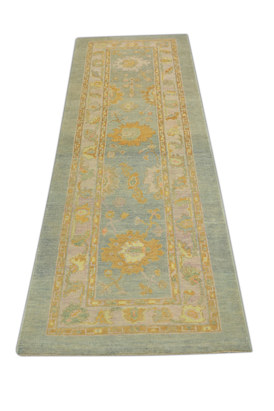 #679 Turkish Oushak 3' x 9'8"