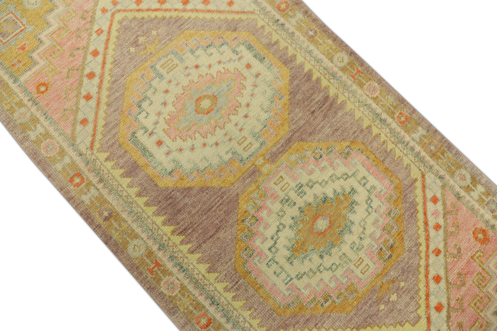 Turkish Oushak Rug 3'1 x 7'6" #682