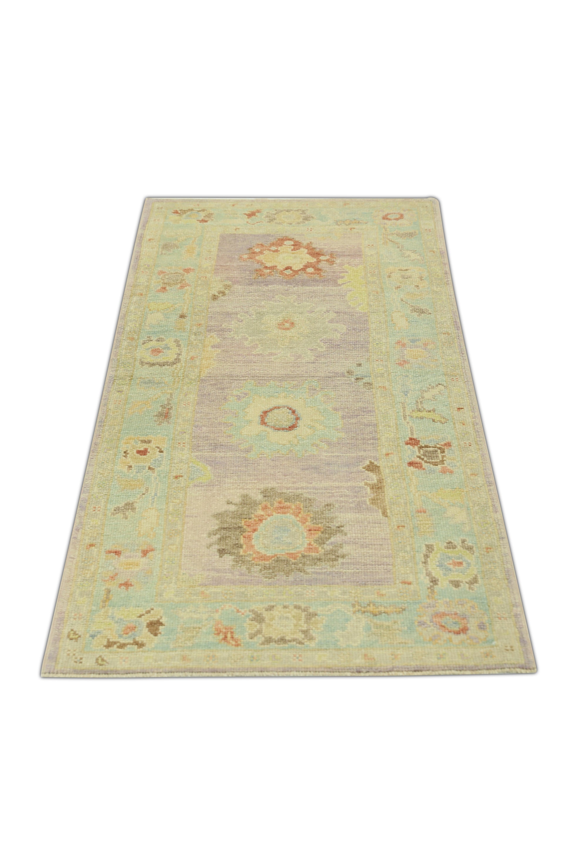 Turkish Oushak Rug 3'2" x 6'8" #689