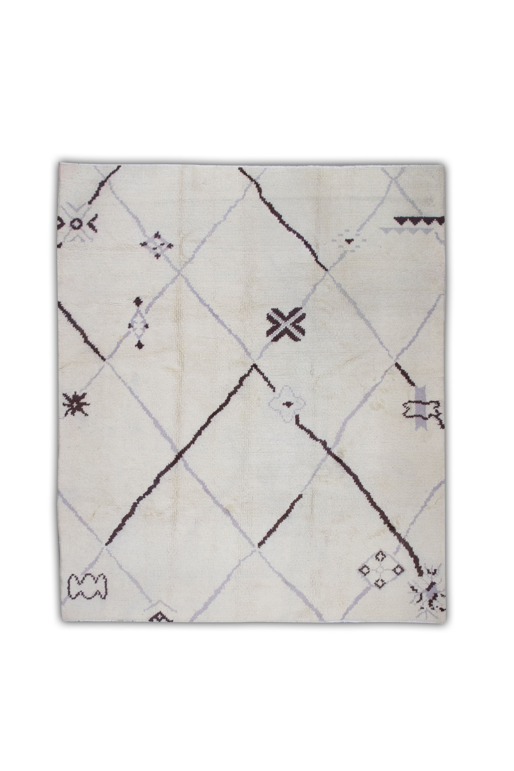 Hand Knotted Turkish Tulu Rug  8'2" x 9'2" #29