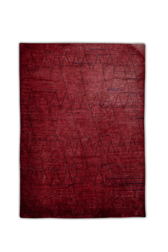 #1002 Hand Knotted Turkish Tulu Rug 9'11"x 13'10"