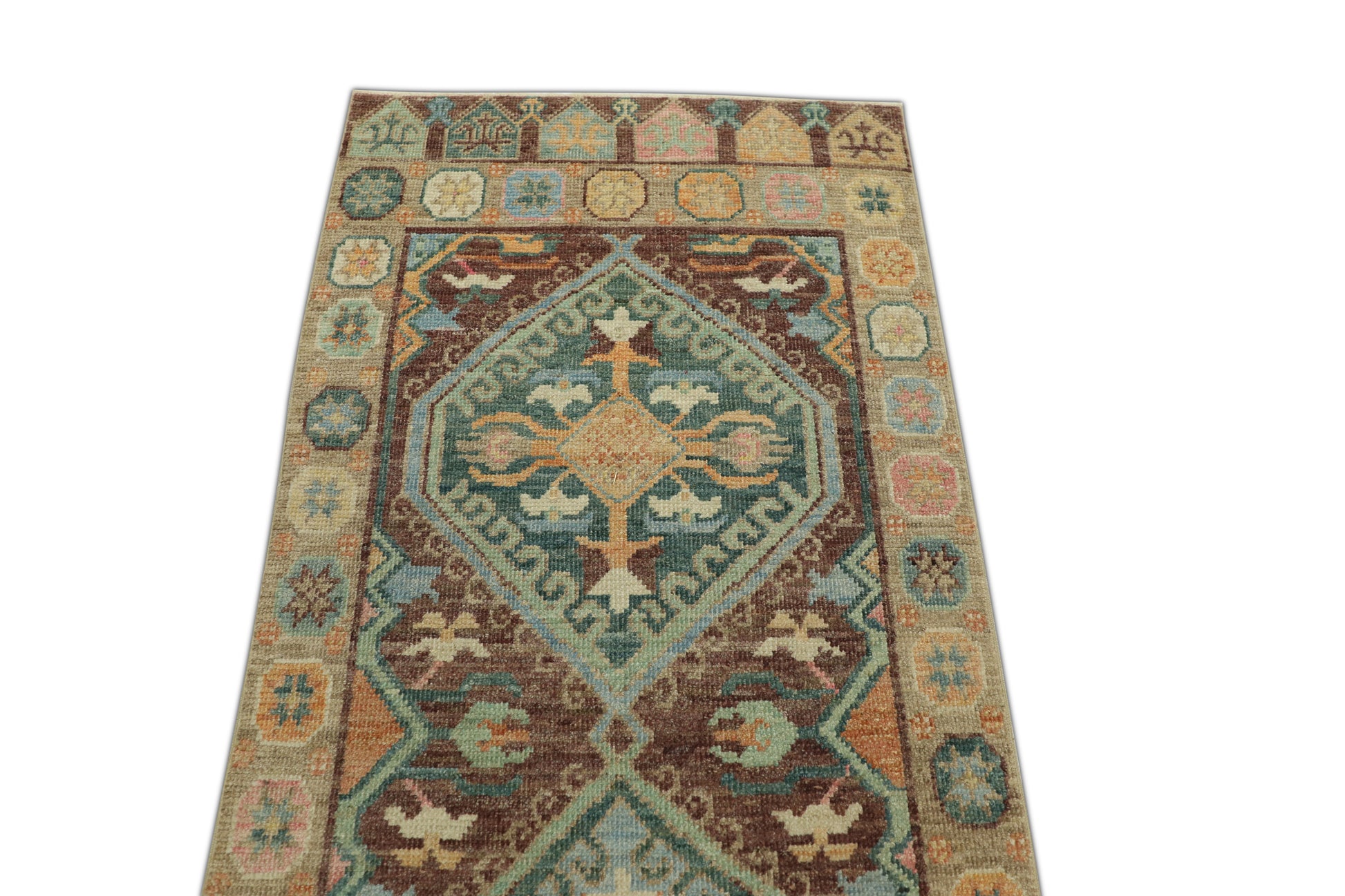 Turkish Oushak Rug 2'10" x 8'6" #1504
