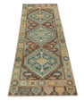 Turkish Oushak Rug 2'10" x 8'6" #1504