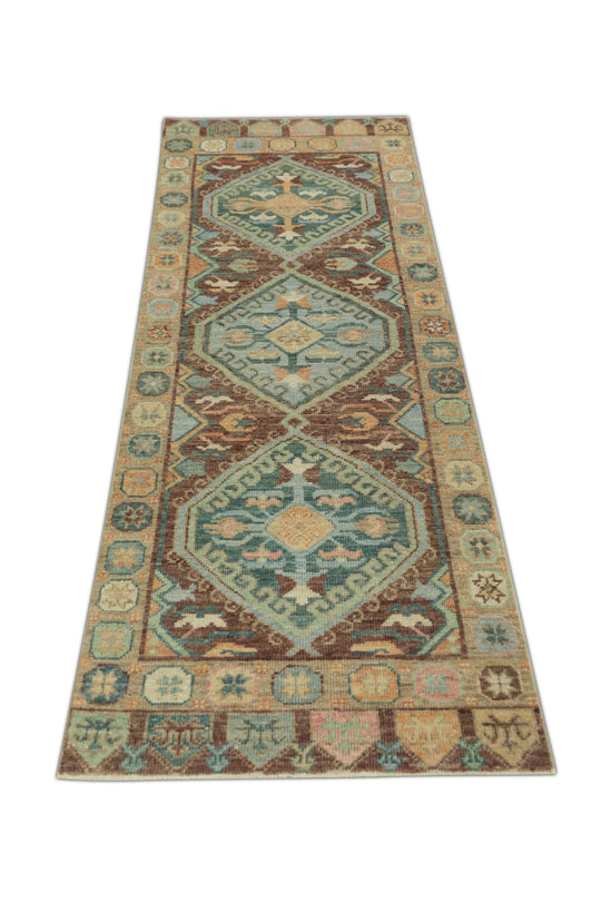 #1504 Turkish Oushak 2'10" x 8'6"
