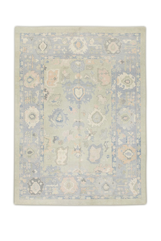 #7454 Turkish Oushak 8'8" x 11'7"