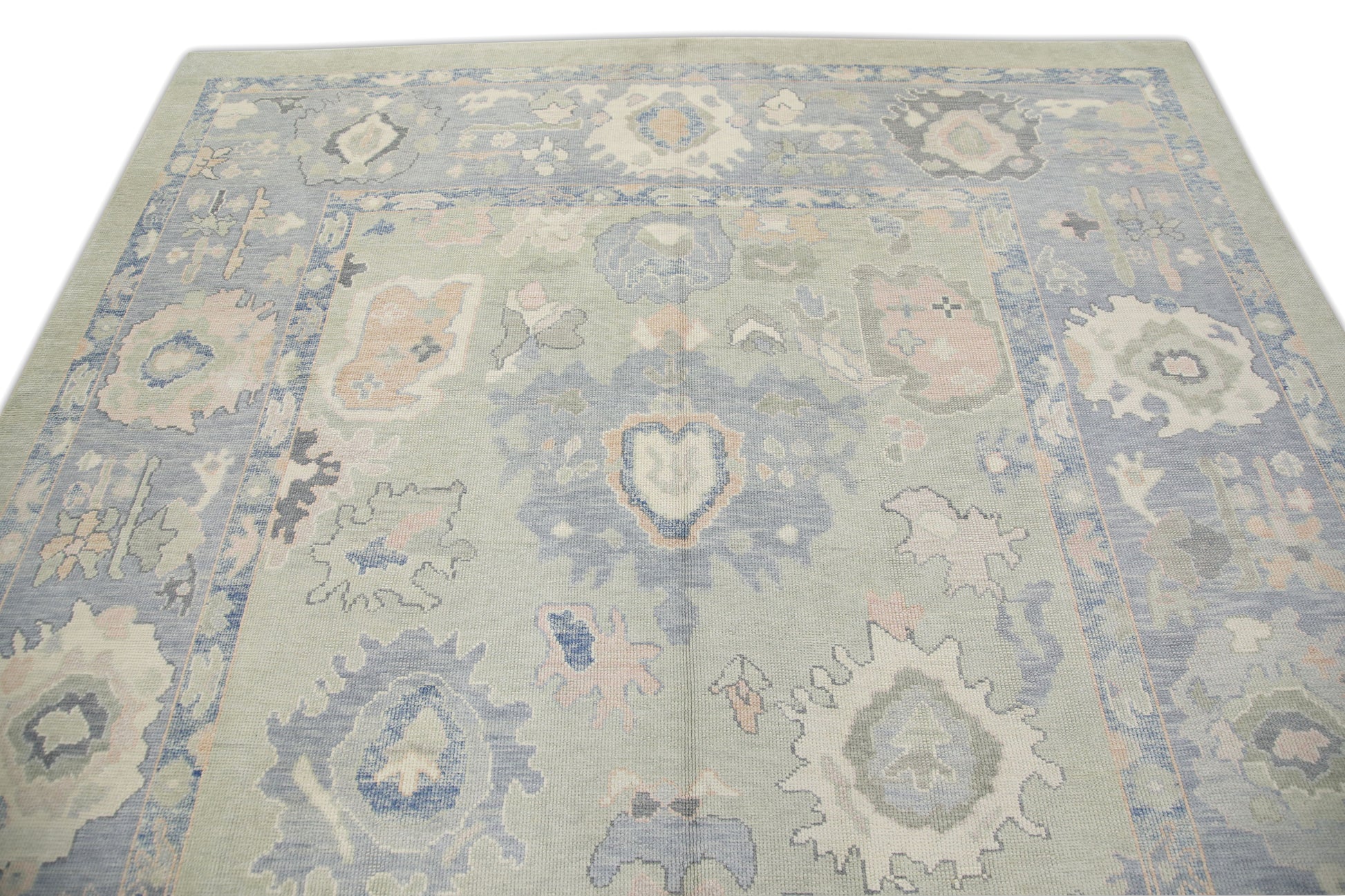 Turkish Oushak Rug 8'8" x 11'7" #7454