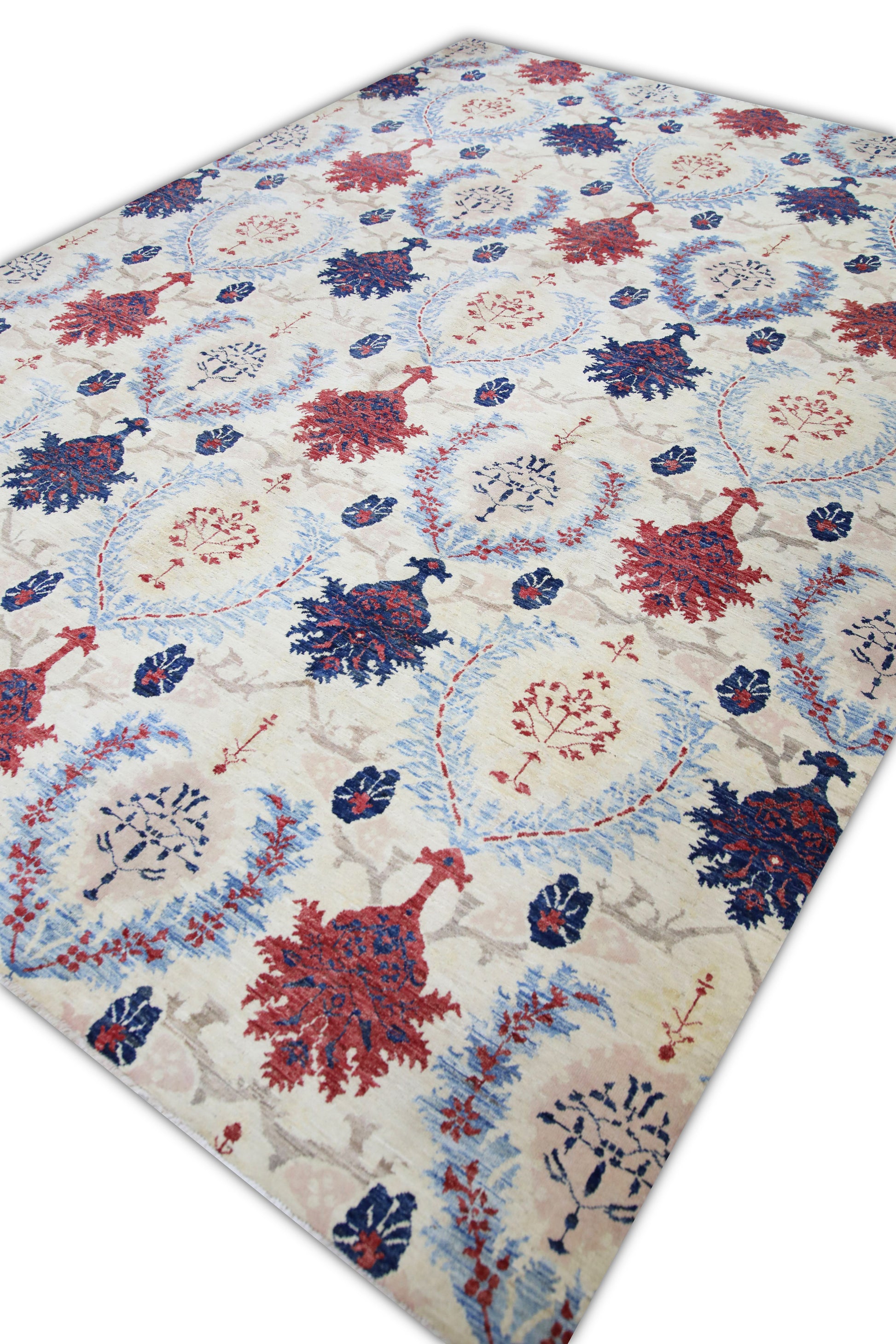 Turkish Tulu Rug Hand Knotted  8'9" x 12' #PK1
