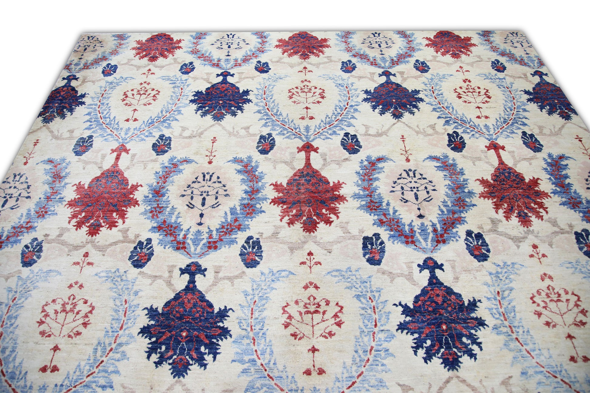Turkish Tulu Rug Hand Knotted  8'9" x 12' #PK1