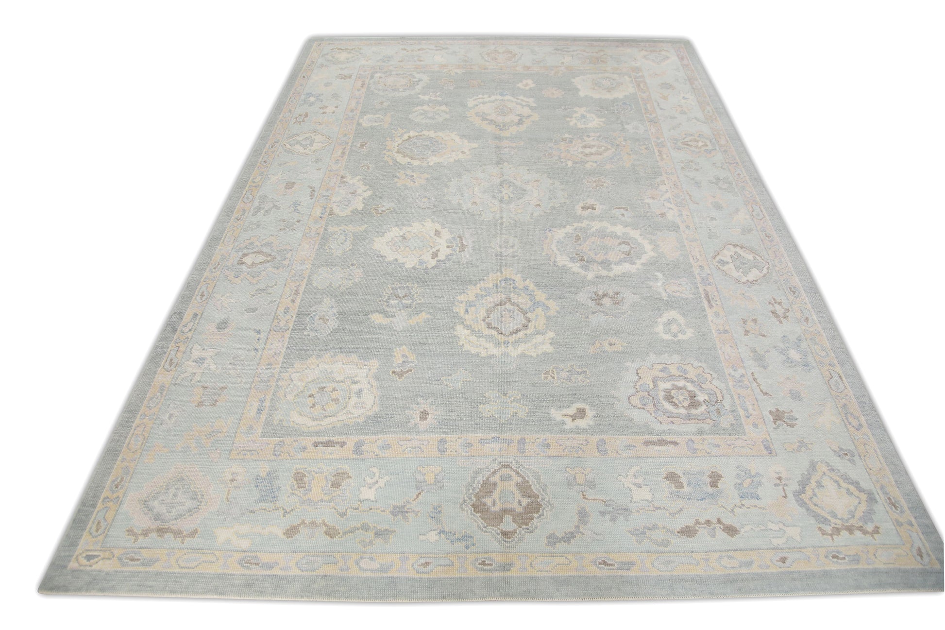 Turkish Oushak Rug 8'5" x 12'1" #7455