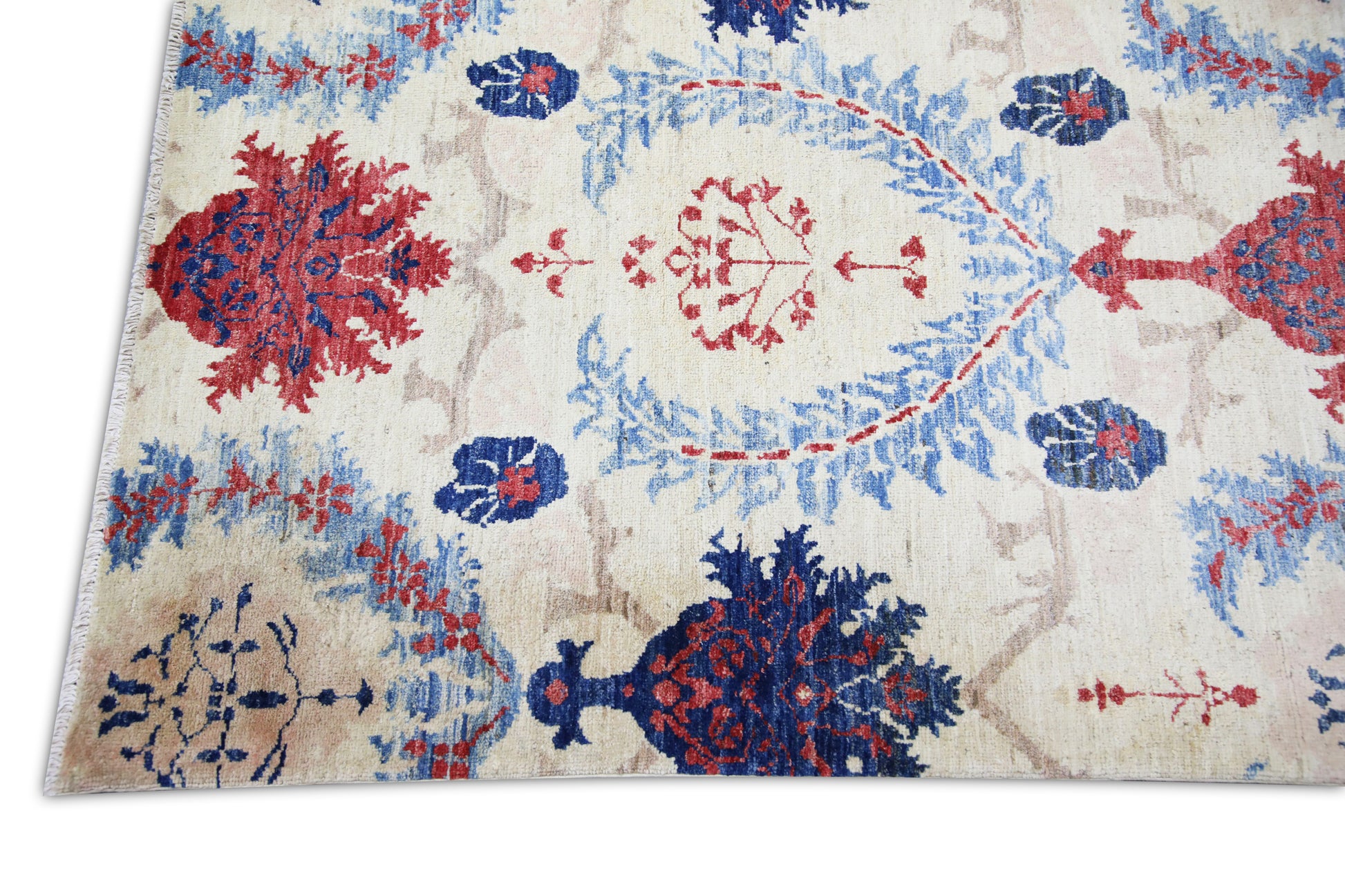 Turkish Tulu Rug Hand Knotted  8'9" x 12' #PK1