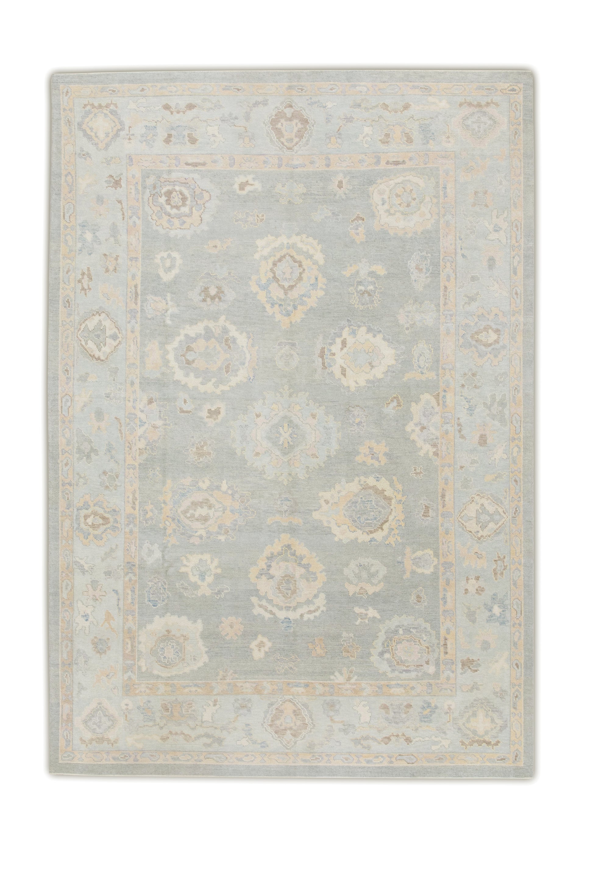 Turkish Oushak Rug 8'5" x 12'1" #7455