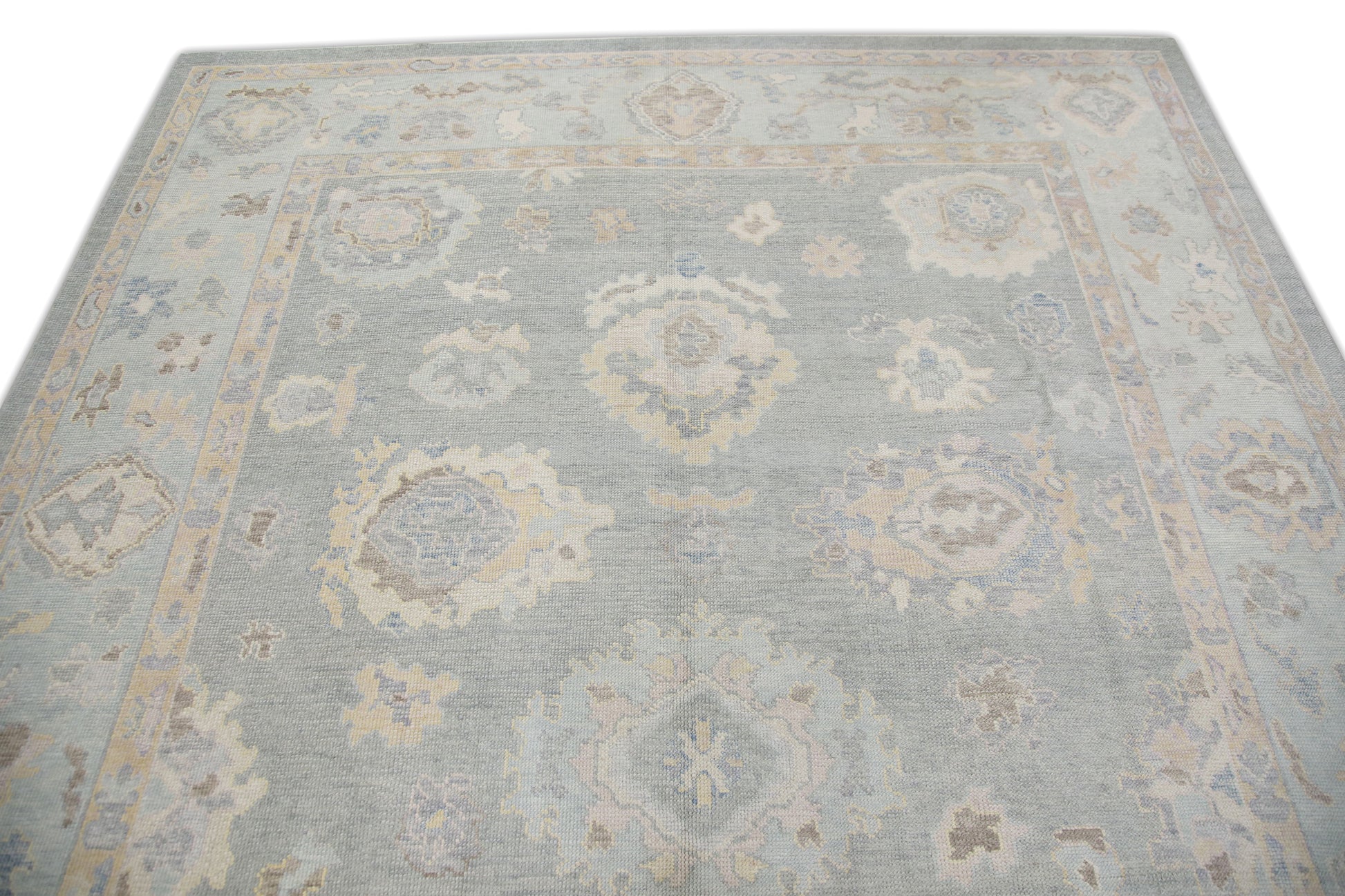 Turkish Oushak Rug 8'5" x 12'1" #7455