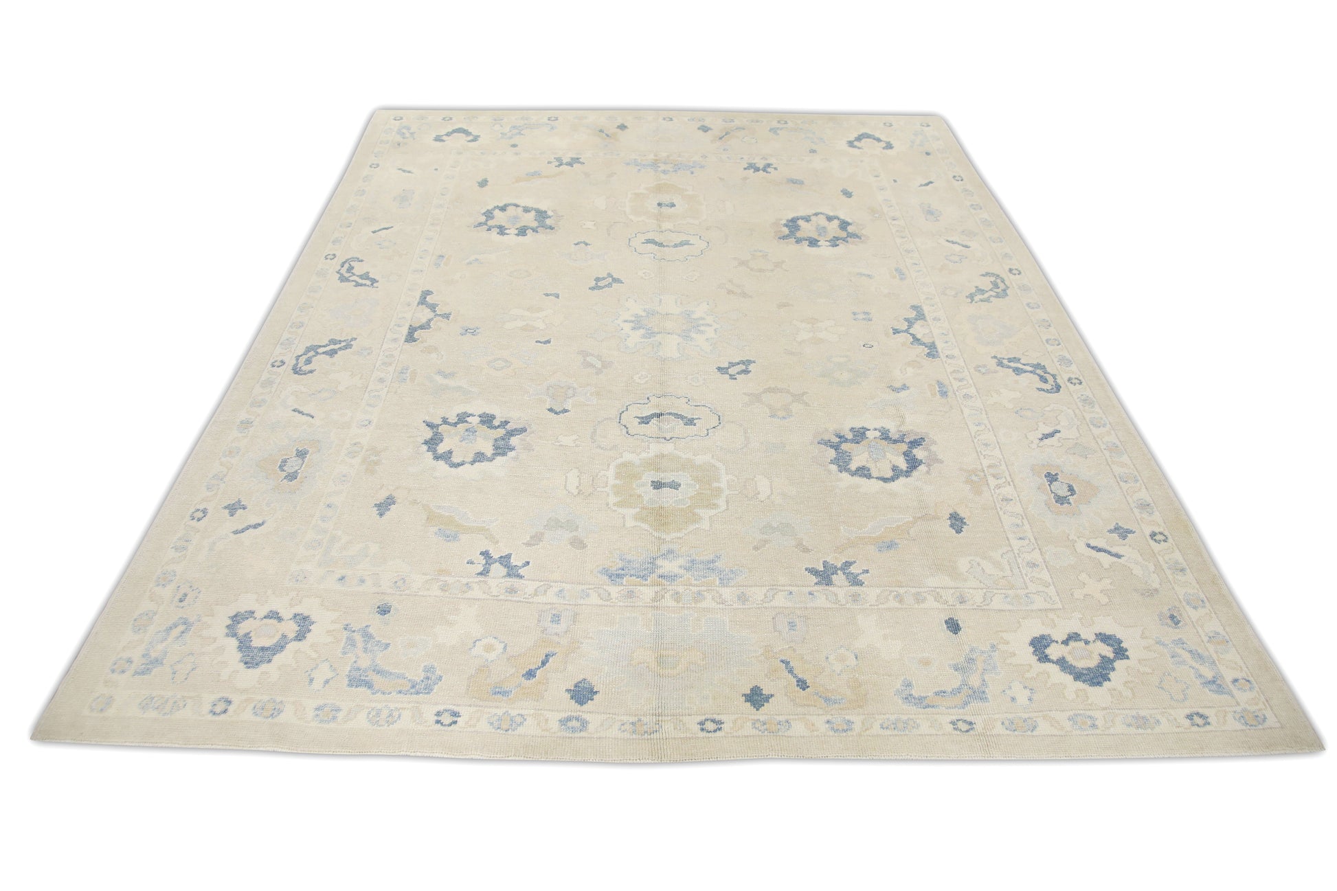 Turkish Oushak Rug 8'10" x 10'3" #7462