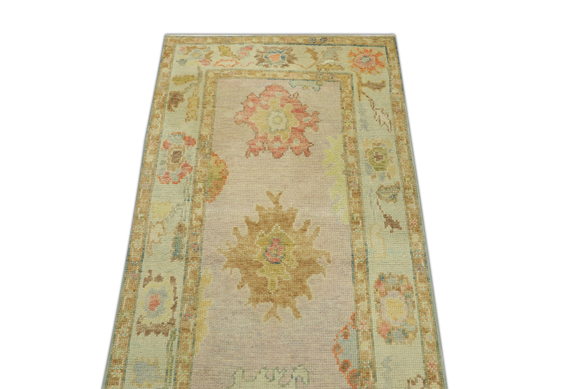 Turkish Oushak Rug 2'9" x 7'2" #1266