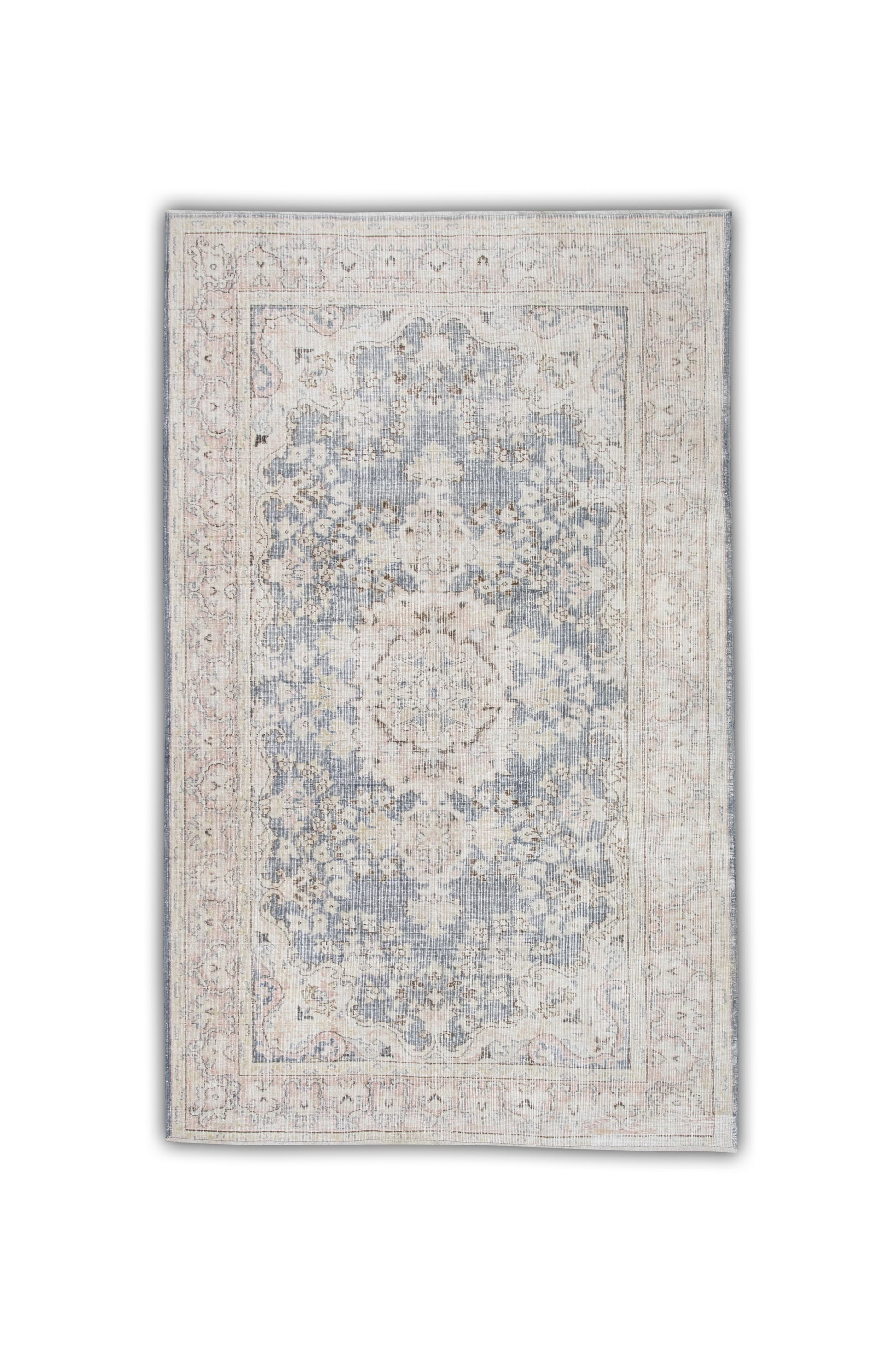Turkish Vintage Anatolian Rug  5'8" x 8'5" #6478