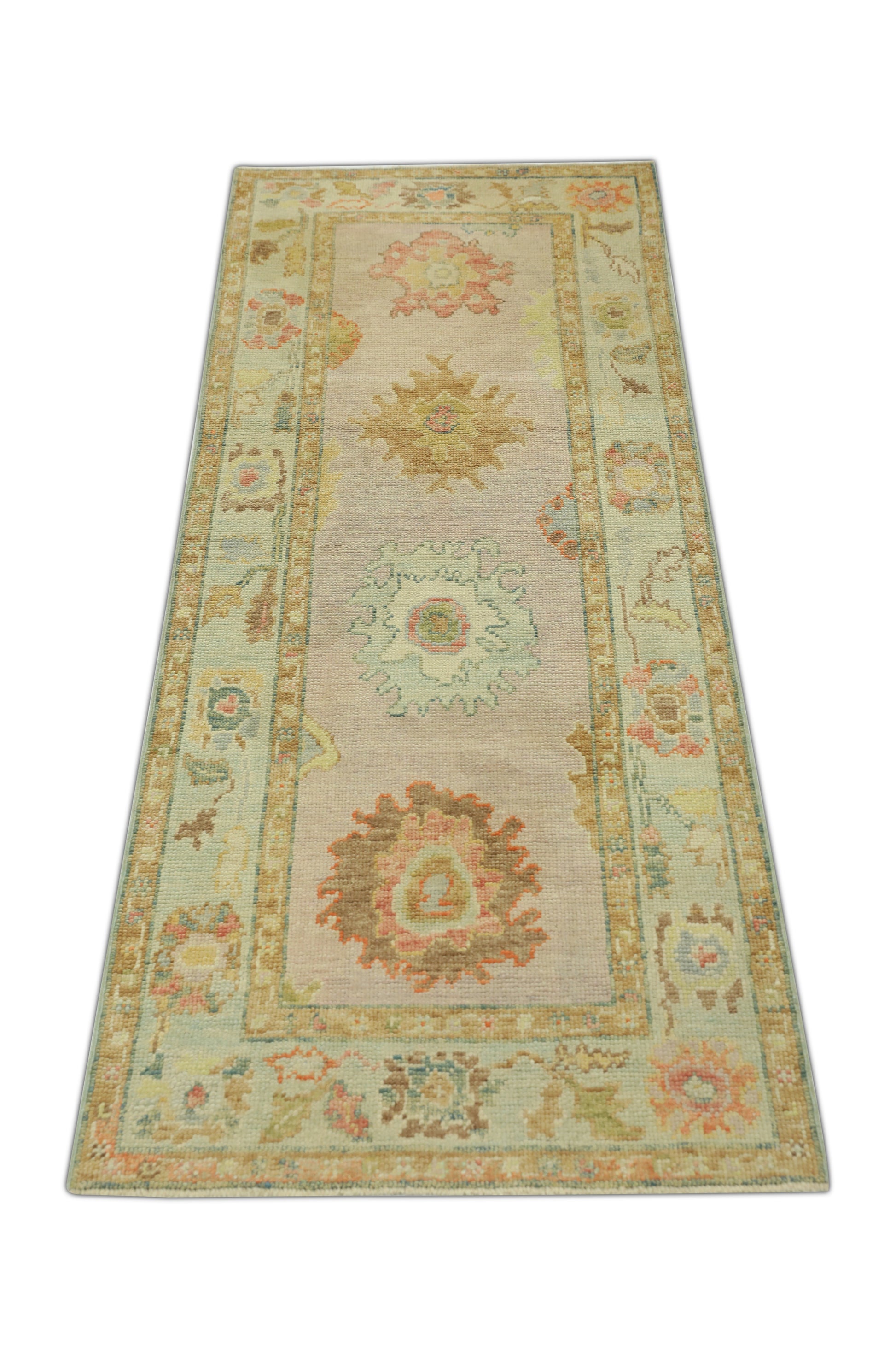 Turkish Oushak Rug 2'9" x 7'2" #1266