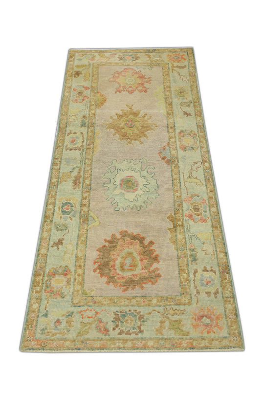 #1266 Turkish Oushak 2'9" x 7'2"