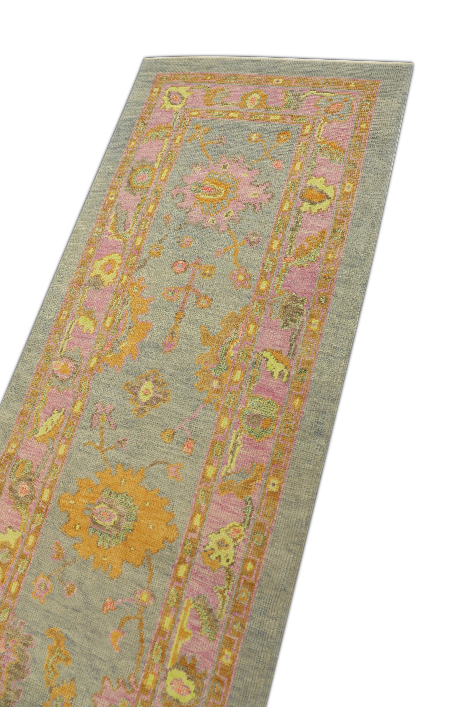 Turkish Oushak Rug 2'11" x 9'4" #703