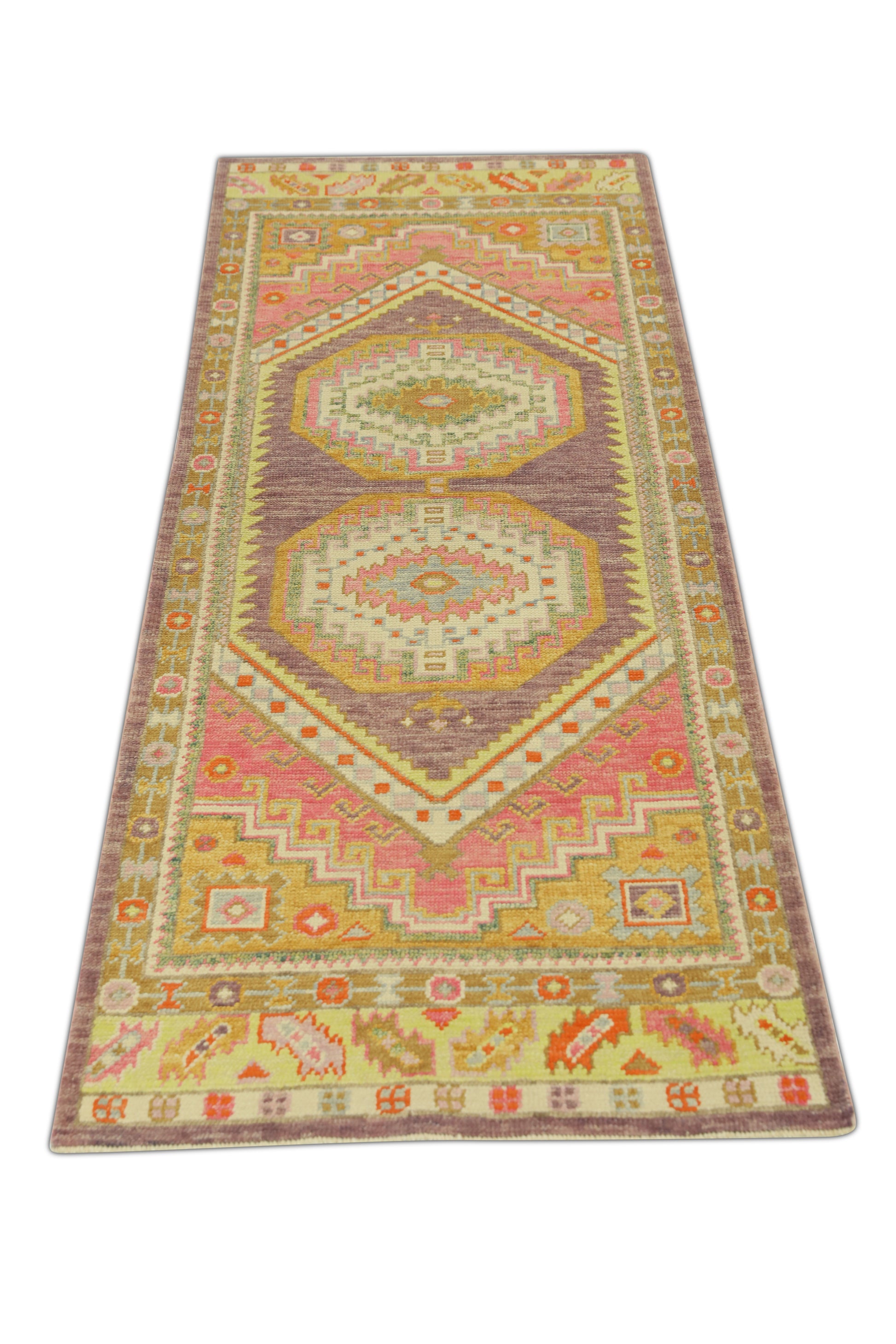 Turkish Oushak Rug 3' x 8'3" #652