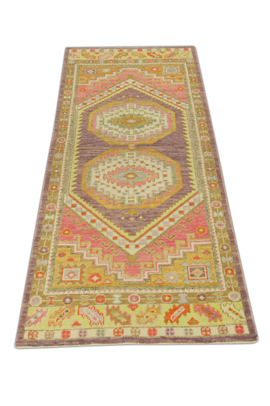 #652 Turkish Oushak 3' x 8'3"