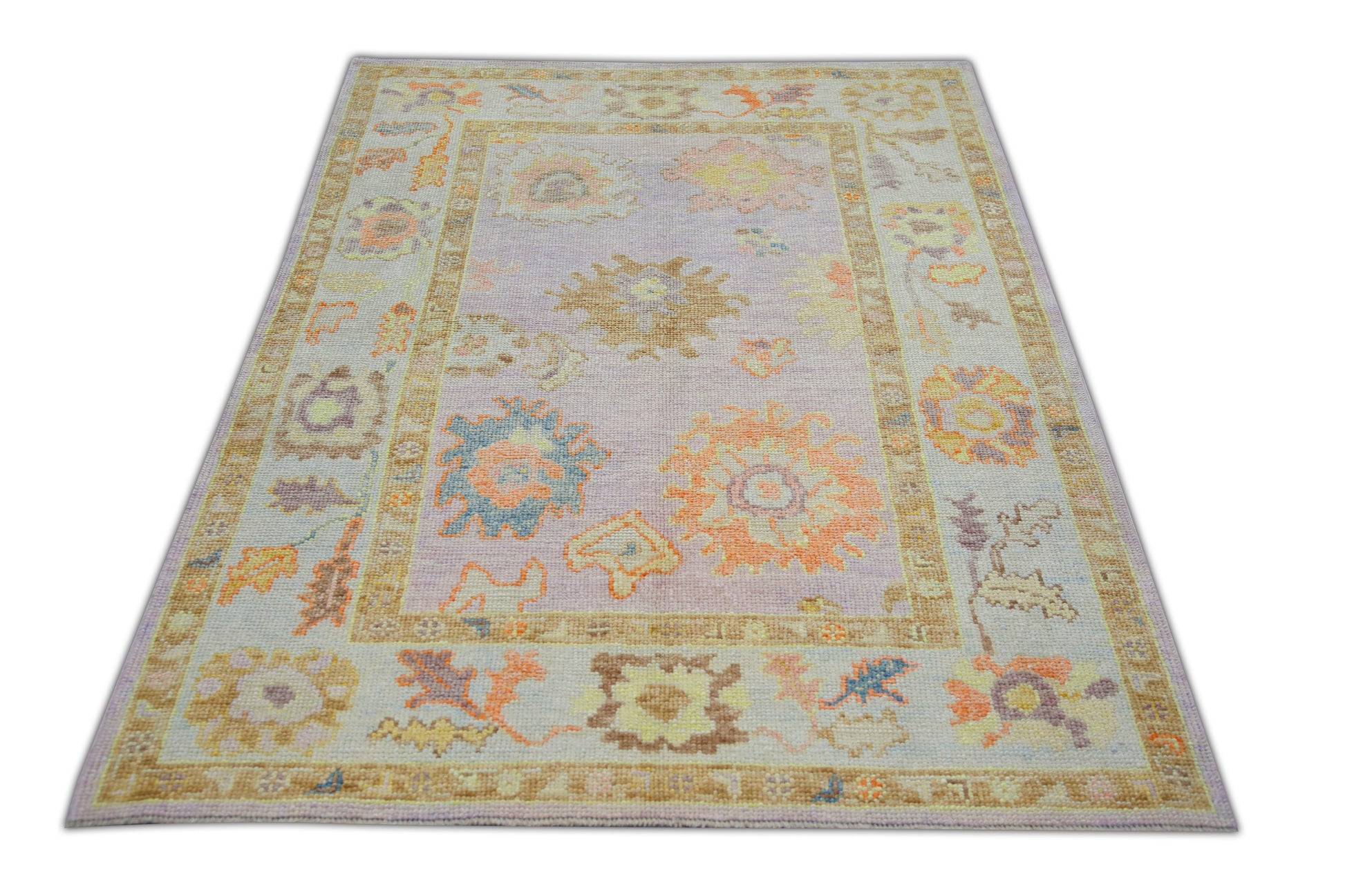 Turkish Oushak Rug 4'2" x 6'2" #93