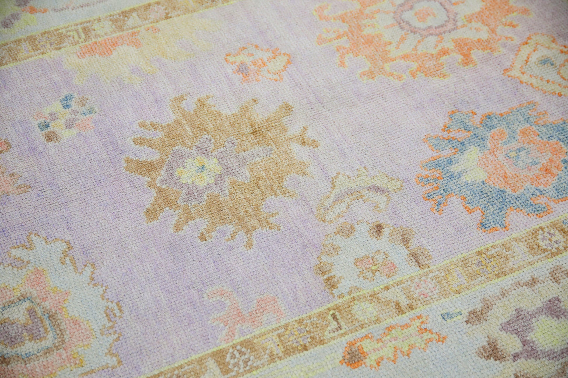 Turkish Oushak Rug 4'2" x 6'2" #93