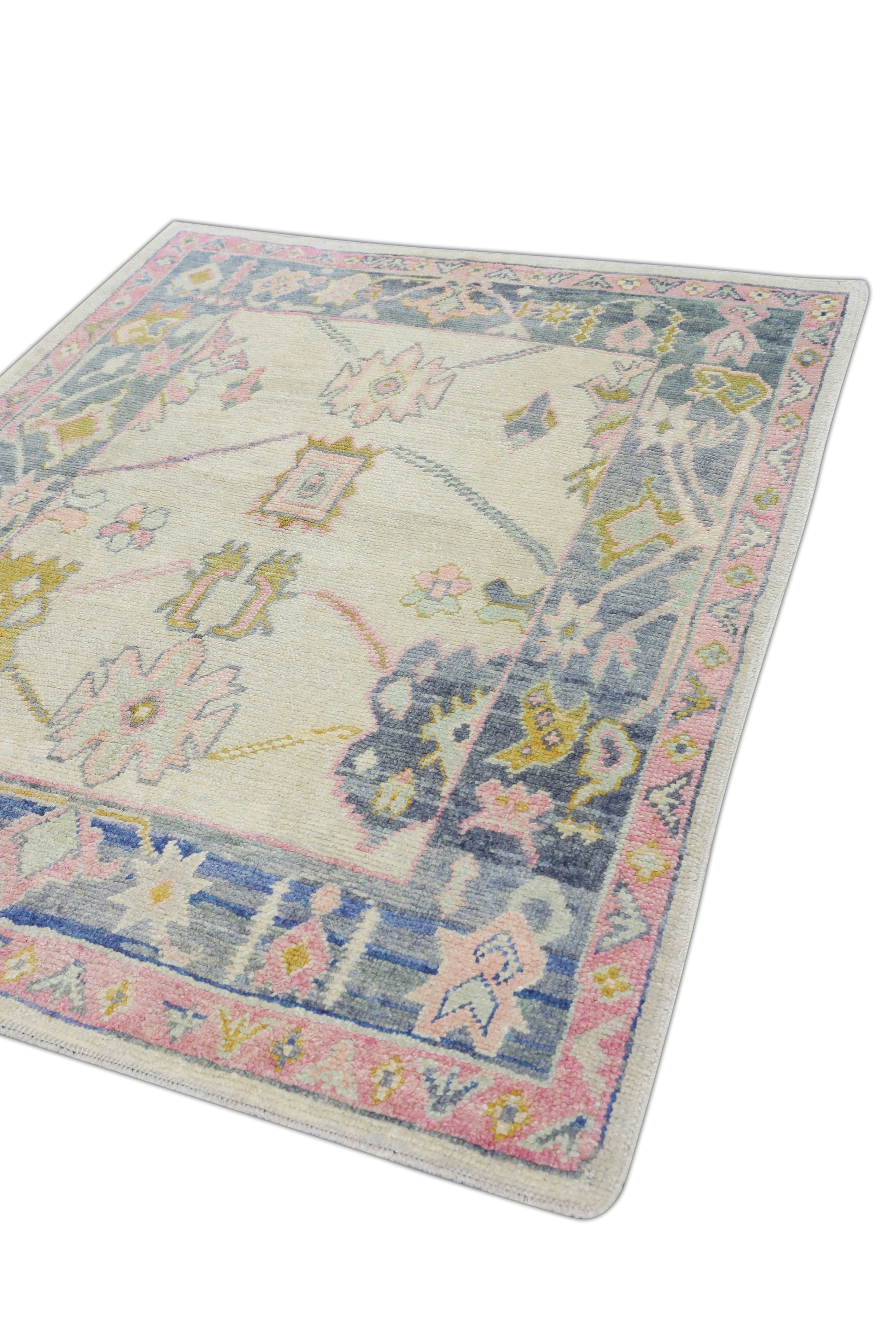 Turkish Oushak Rug 5'8" x 6'11" #4608